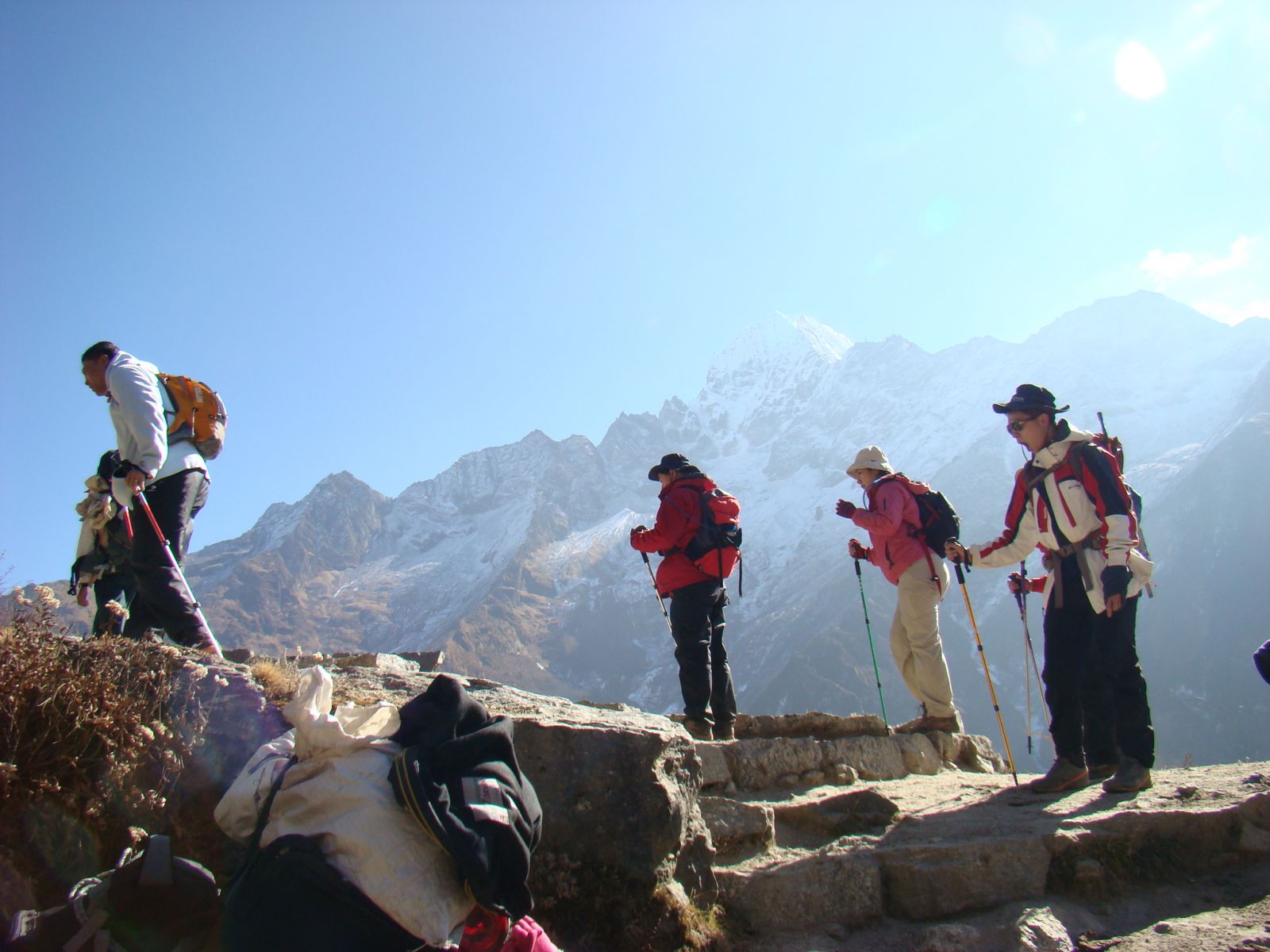 Trekkers enjoy the beautiful short treks in Nepal