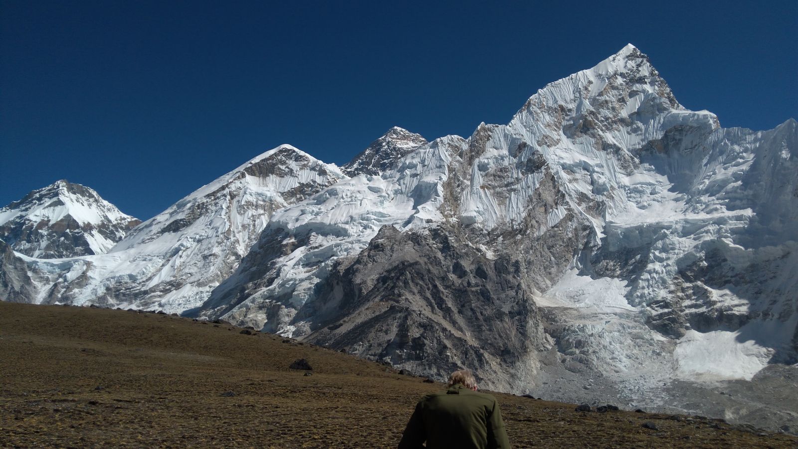 View of Everest during Everest Base Camp Trek - one of the popular trekking adventures in Nepal